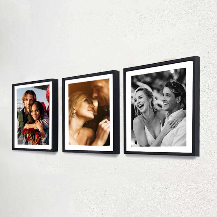 Yapışkanlı Sök Tak Paspartulu Pola Çerçeveler 3'lü